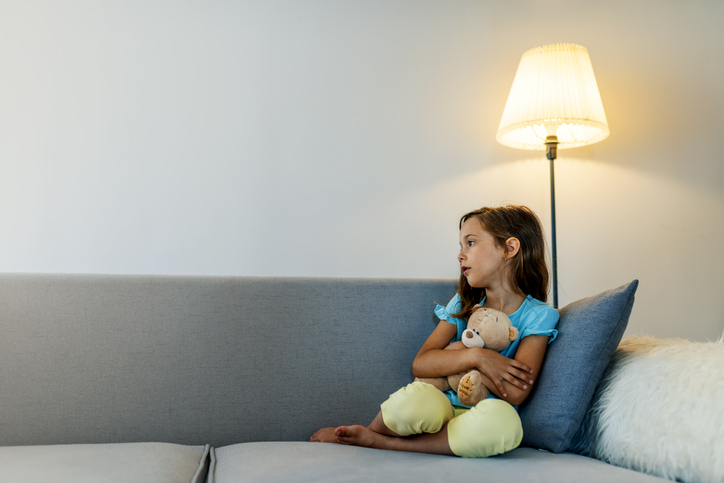 girl and teddy